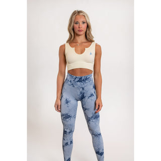 Third Wind Performance Tie Dye Leggings Blue