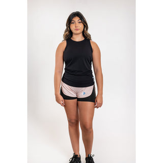 Third Wind Performance 2 in 1 blush sports shorts