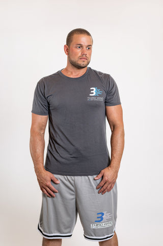 Third Wind Performance Scoop Neck Definition T-Shirt Charcoal
