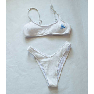 Third Wind Performance Spaghetti Strap Bikini Top Set White