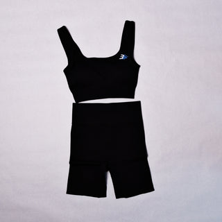 Third Wind Performance Ribbed Biker Shorts