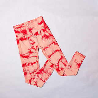 Third Wind Performance Tie Dye Leggings Orange